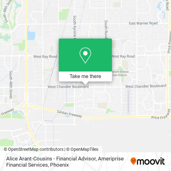 Mapa de Alice Arant-Cousins - Financial Advisor, Ameriprise Financial Services