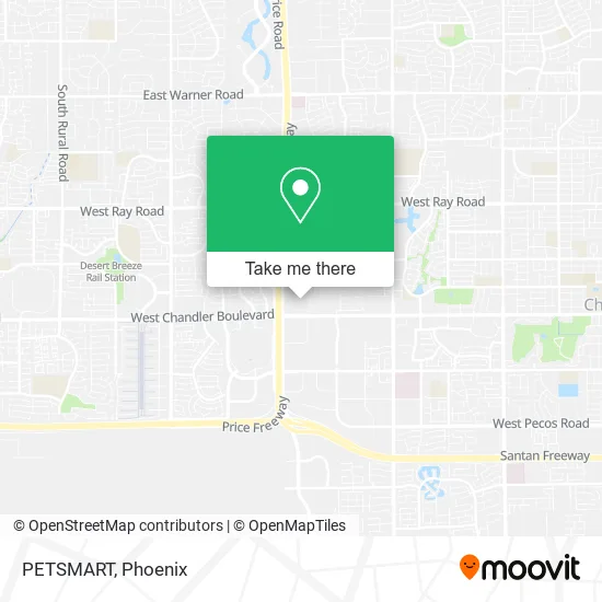 PETSMART map