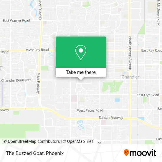 The Buzzed Goat map