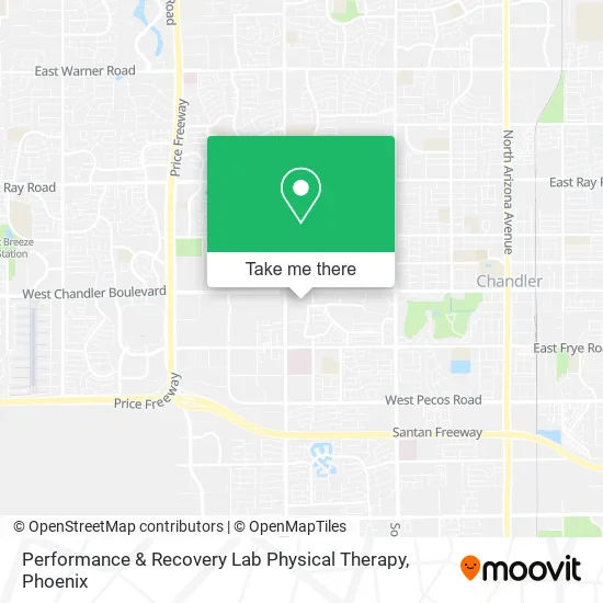 Performance & Recovery Lab Physical Therapy map