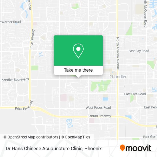 Dr Hans Chinese Acupuncture Clinic map