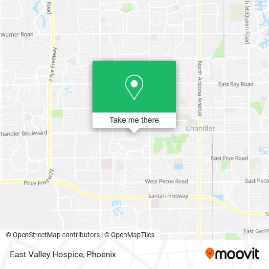 East Valley Hospice map