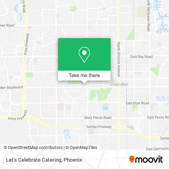 Mapa de Let's Celebrate Catering