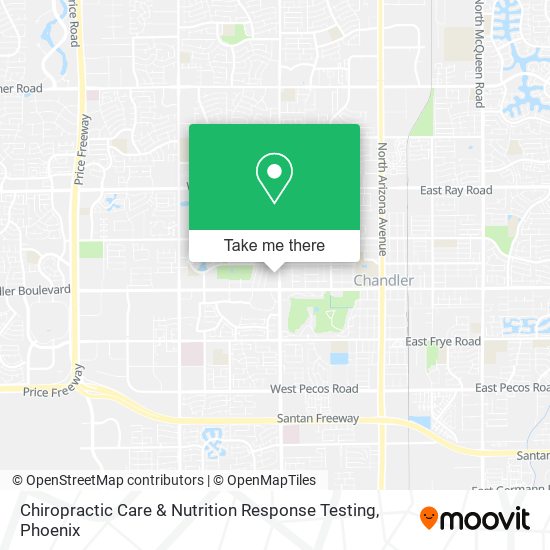 Mapa de Chiropractic Care & Nutrition Response Testing
