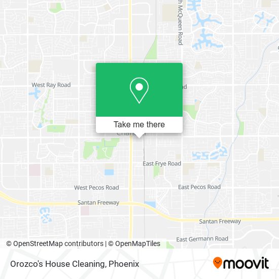 Orozco's House Cleaning map