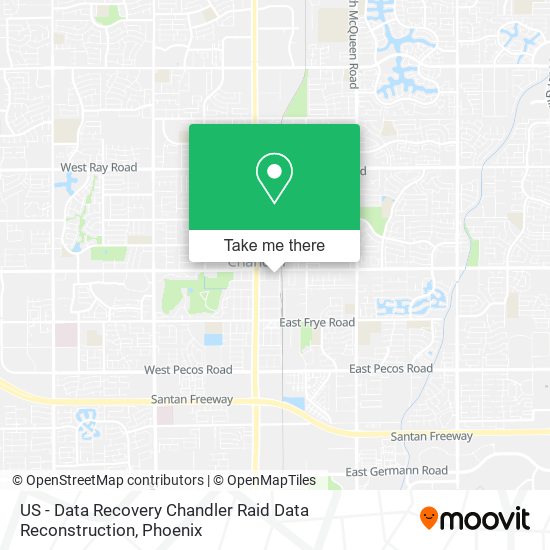 Mapa de US - Data Recovery Chandler Raid Data Reconstruction