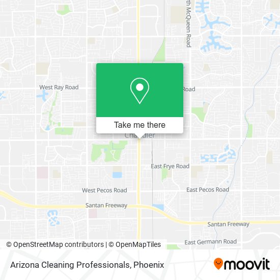 Mapa de Arizona Cleaning Professionals