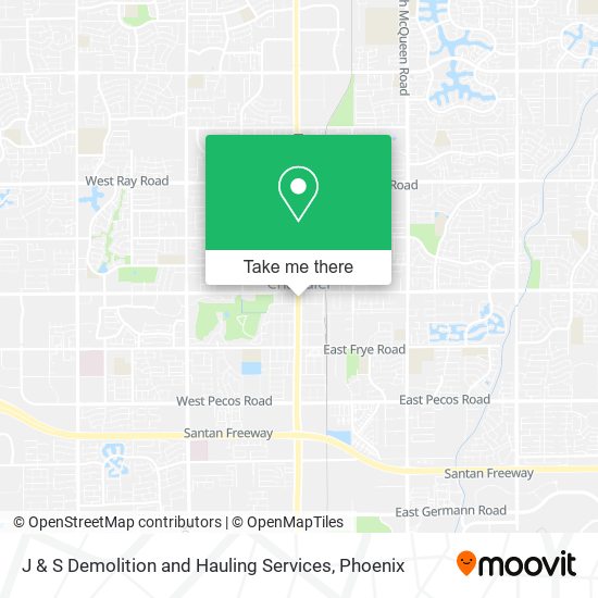 J & S Demolition and Hauling Services map