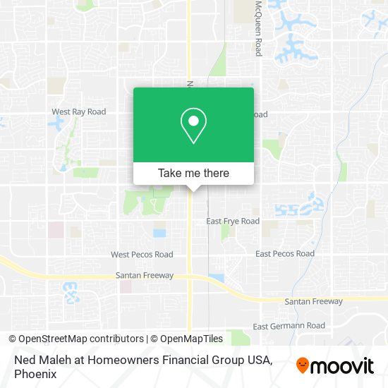 Ned Maleh at Homeowners Financial Group USA map