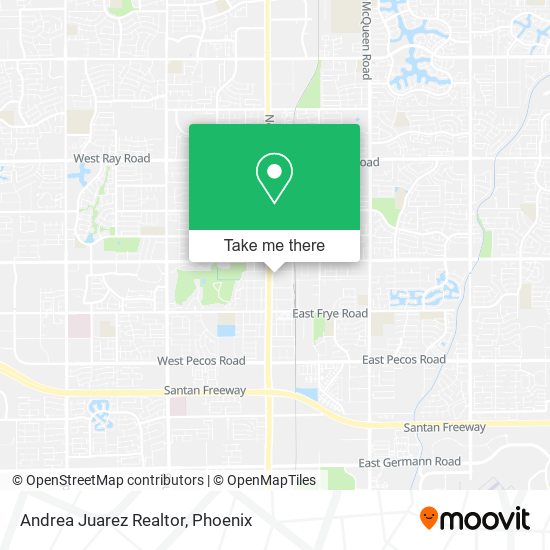 Andrea Juarez Realtor map