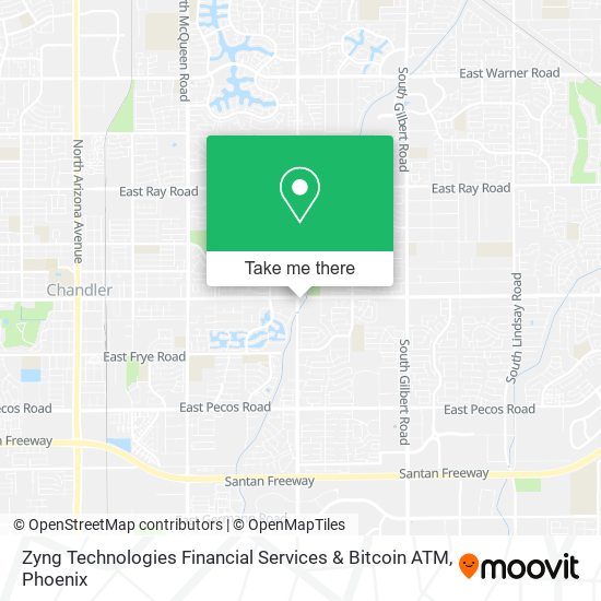 Zyng Technologies Financial Services & Bitcoin ATM map