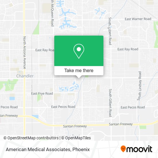 American Medical Associates map