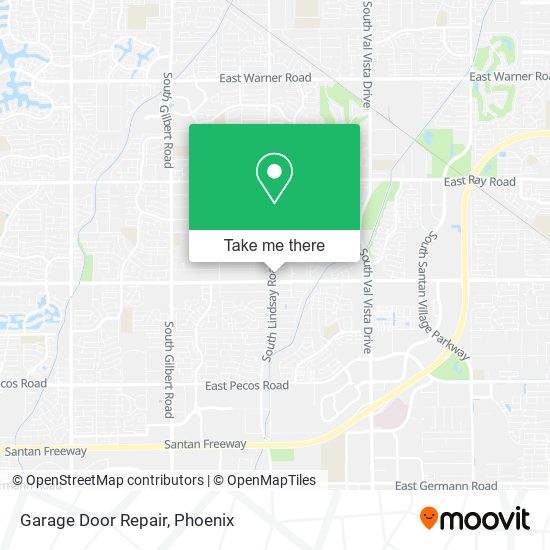 Mapa de Garage Door Repair