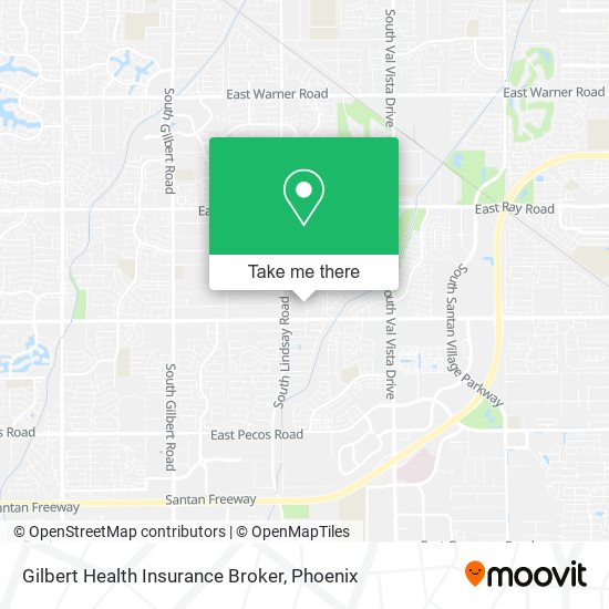 Mapa de Gilbert Health Insurance Broker