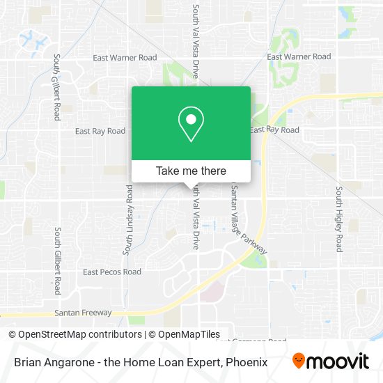 Mapa de Brian Angarone - the Home Loan Expert