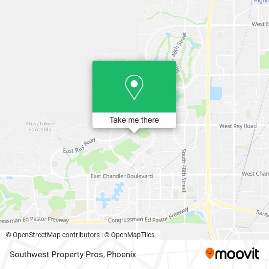 Southwest Property Pros map