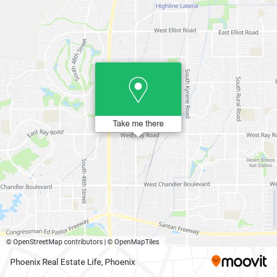 Mapa de Phoenix Real Estate Life