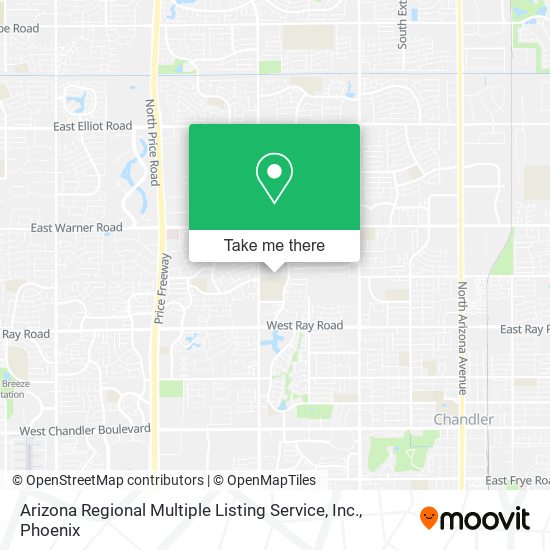 Mapa de Arizona Regional Multiple Listing Service, Inc.