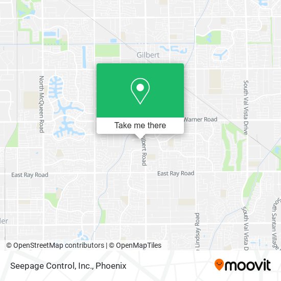 Seepage Control, Inc. map