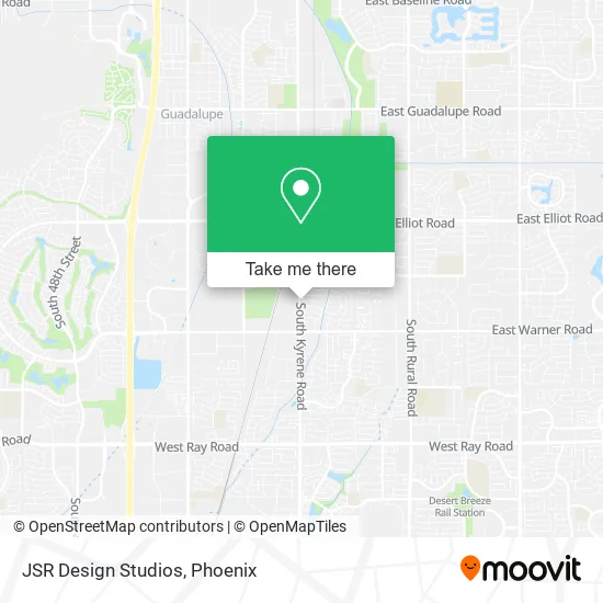 JSR Design Studios map