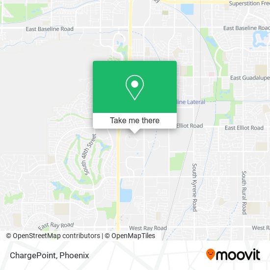 Mapa de ChargePoint