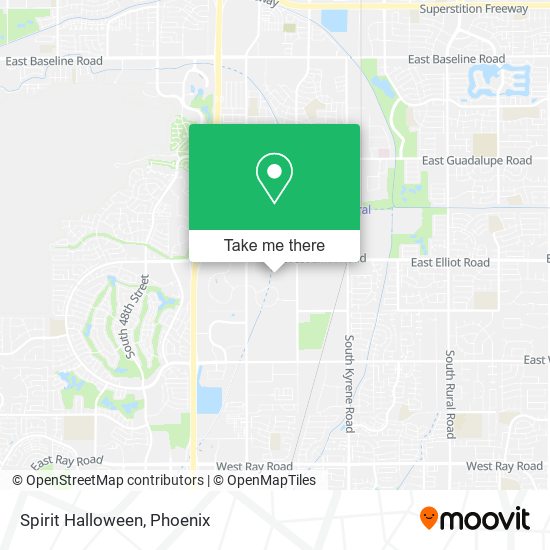 Spirit Halloween map