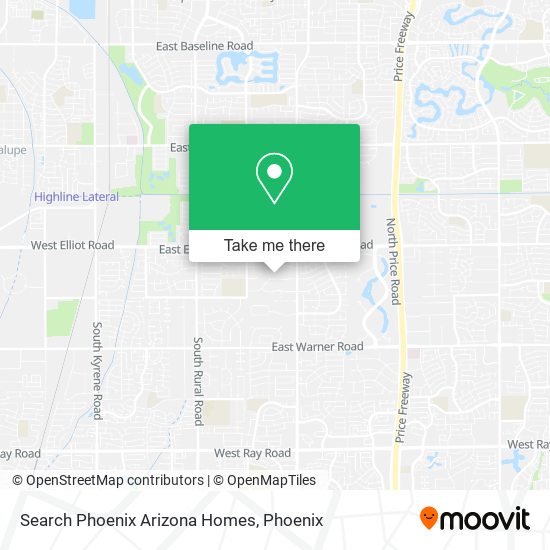 Search Phoenix Arizona Homes map