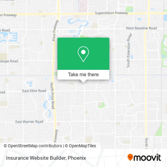 Insurance Website Builder map