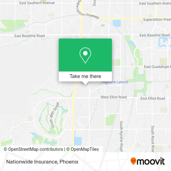 Nationwide Insurance map