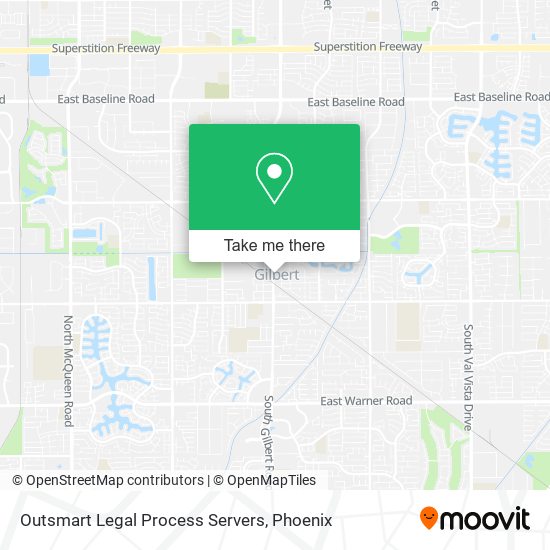 Outsmart Legal Process Servers map