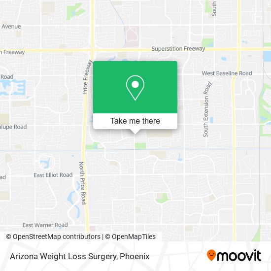 Arizona Weight Loss Surgery map