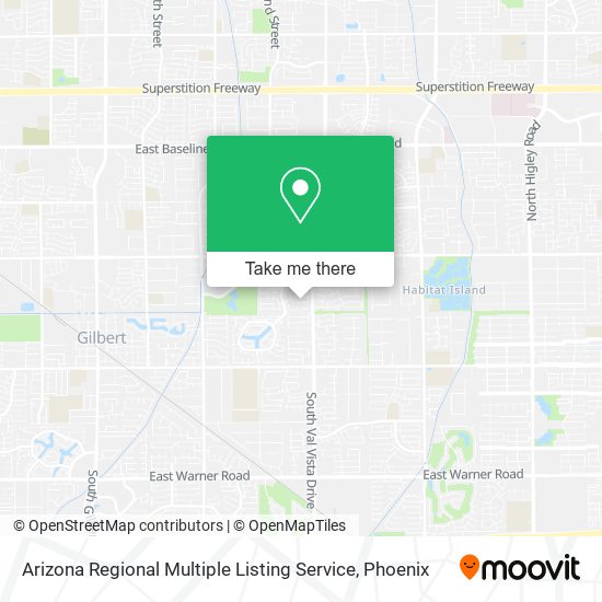 Mapa de Arizona Regional Multiple Listing Service