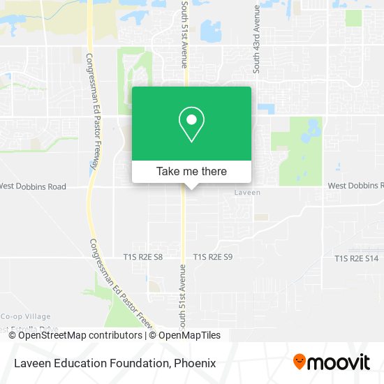 Laveen Education Foundation map