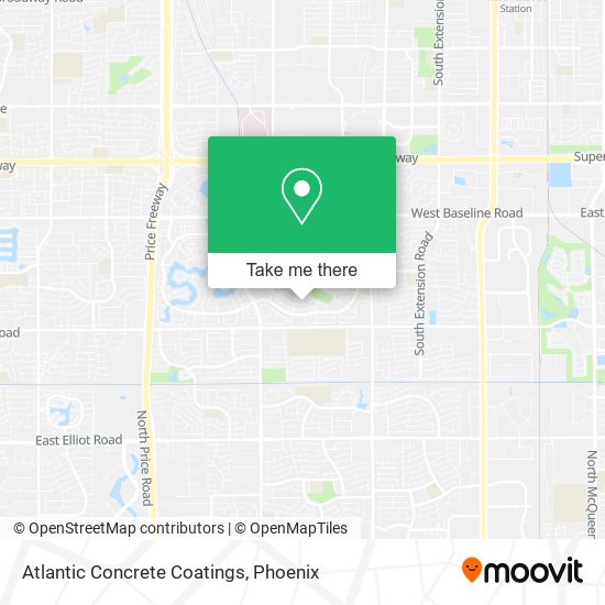 Atlantic Concrete Coatings map