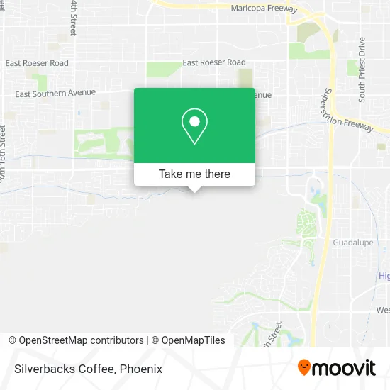 Silverbacks Coffee map
