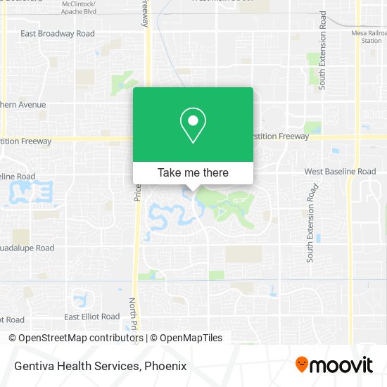 Gentiva Health Services map