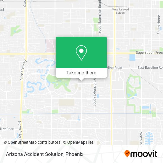 Arizona Accident Solution map