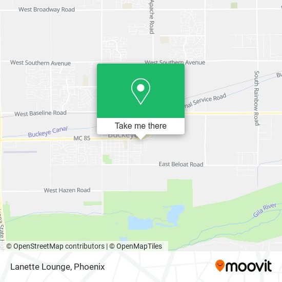 Lanette Lounge map