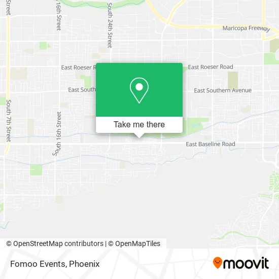 Fomoo Events map