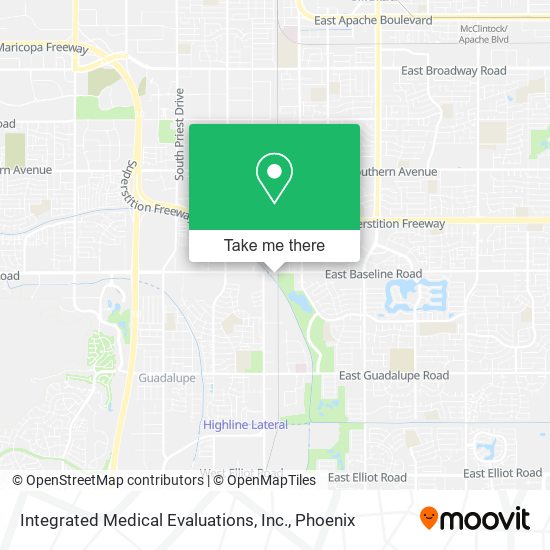 Integrated Medical Evaluations, Inc. map