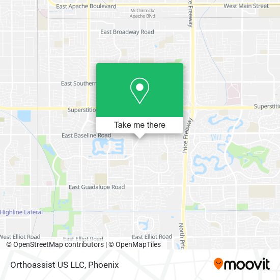 Orthoassist US LLC map