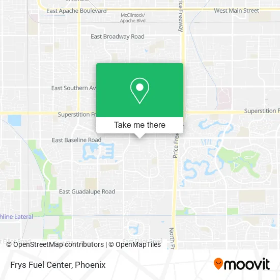 Frys Fuel Center map