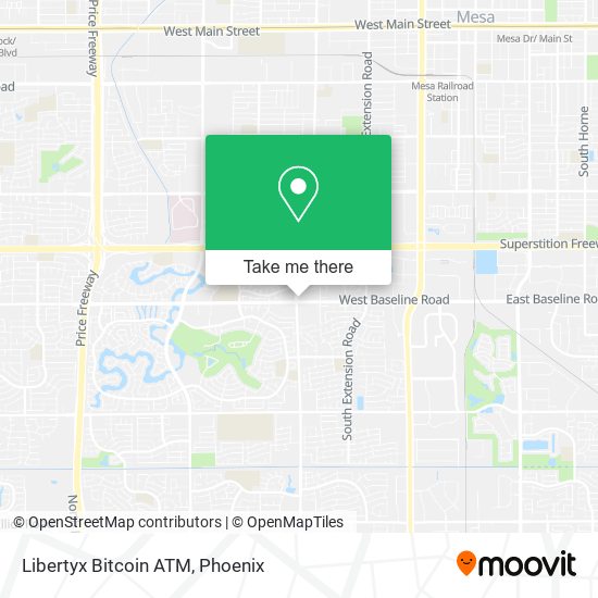 Mapa de Libertyx Bitcoin ATM