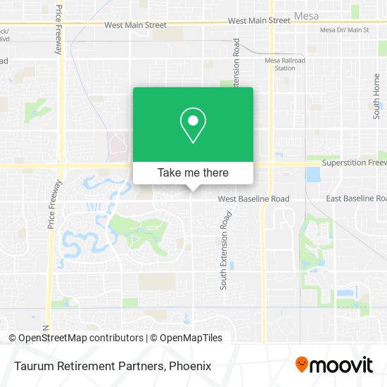 Taurum Retirement Partners map