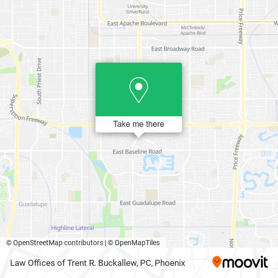 Mapa de Law Offices of Trent R. Buckallew, PC