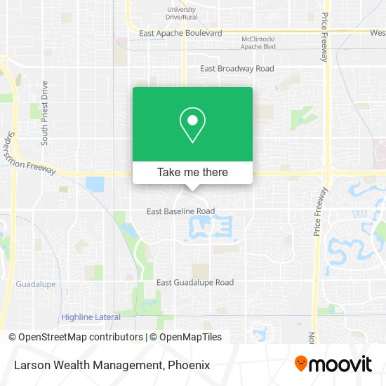 Larson Wealth Management map