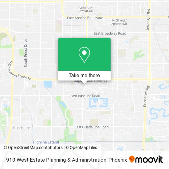 910 West Estate Planning & Administration map