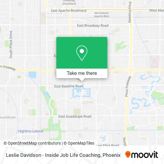 Leslie Davidson - Inside Job Life Coaching map