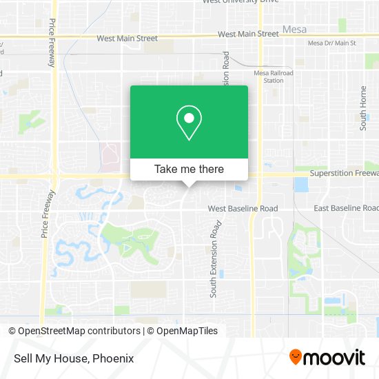 Sell My House map