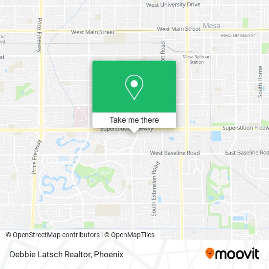 Debbie Latsch Realtor map